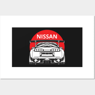 nissan gtr Posters and Art